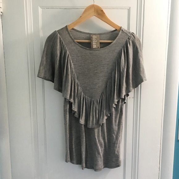 Anthropologie Tops - Anthropologie • Dolan Left Delon Ruffle T Shirt
